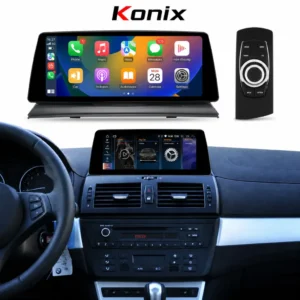 Konix شاشة 10.25 بوصة Linux بها ماوس لسيارة BMW X3 E83 (2004-2010)