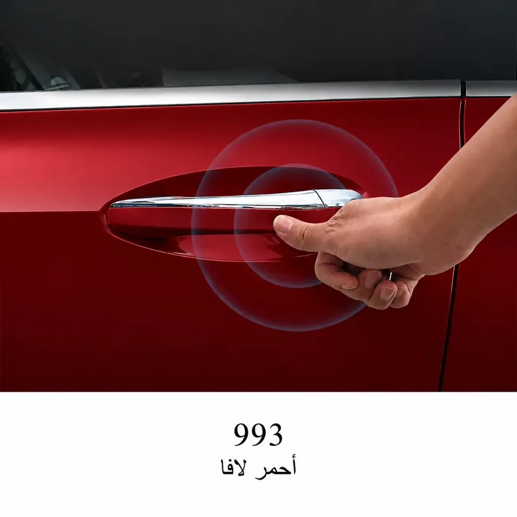 مقبض باب أمامي لمرسيدس C-Class W206 مع حساس دخول بدون مفتاح – كروم – كود دهان 993 – 4 أبواب