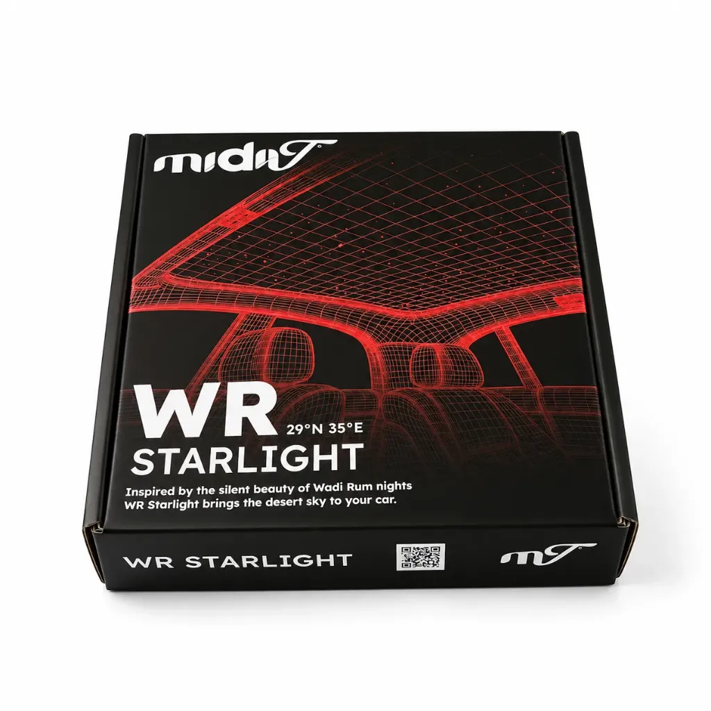 Midilt WR Starlight – سقف نجوم فايبر أوبتك بتأثير الشهب المتساقطة