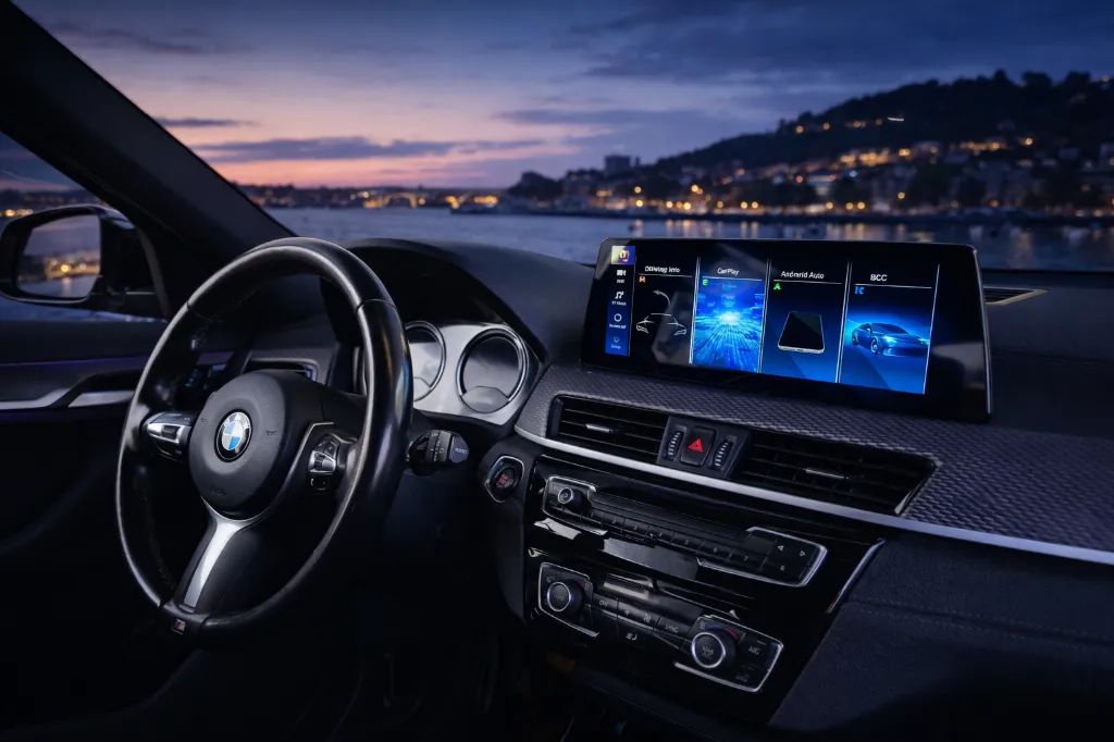 شاشة مقاس 10.25 بوصة Linux لسيارة BMW X1 F48 (2016-2022) / BMW X2 F39 (2018-2023) تدعم نظام EVO